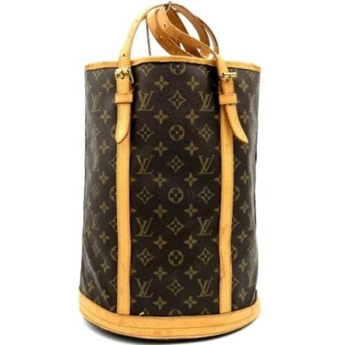 Louis Vuitton Vintage Pre-owned Canvas axelremsvskor Brown, Dam