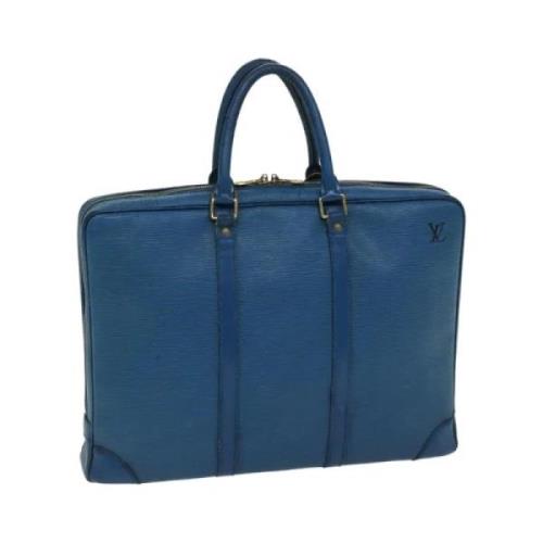 Louis Vuitton Vintage Pre-owned Laeder louis-vuitton-vskor Blue, Dam