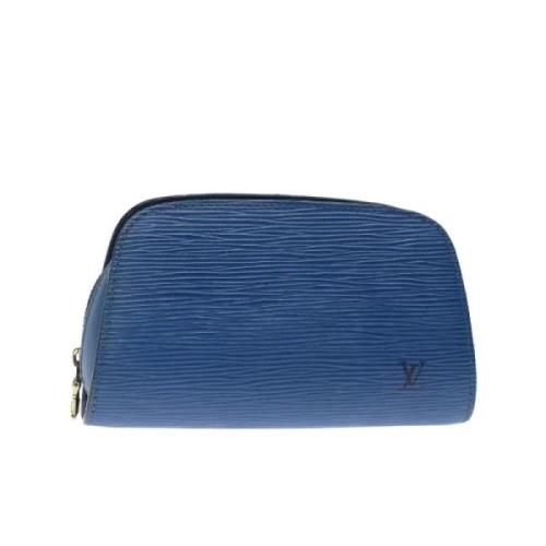 Louis Vuitton Vintage Pre-owned Laeder louis-vuitton-vskor Blue, Dam