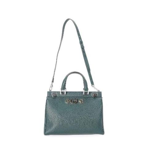 Gucci Vintage Pre-owned Laeder handvskor Blue, Dam