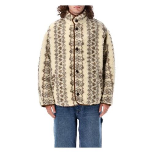 Isabel Marant Teddyjacka Ytterkläder Brun Aw24 Beige, Herr