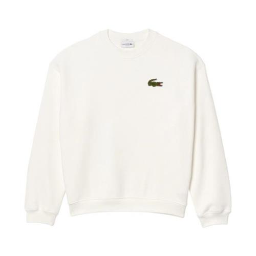 Lacoste Klassisk Sweatshirt White, Herr