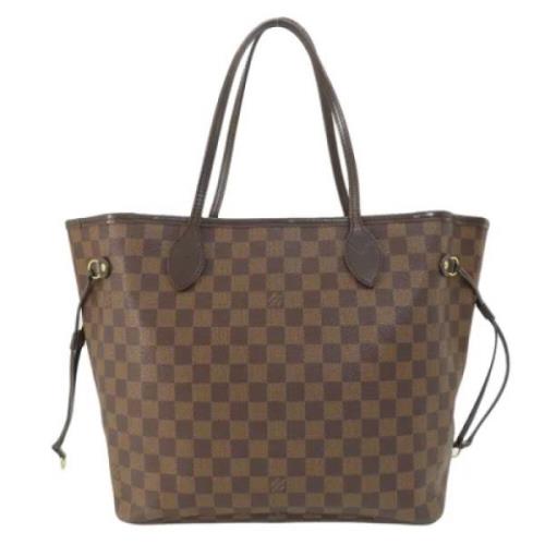 Louis Vuitton Vintage Pre-owned Tyg axelremsvskor Brown, Dam