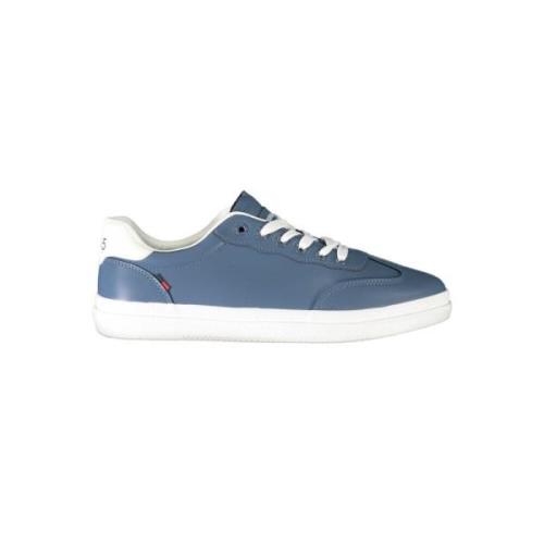 Carrera Blå Polyester Sneaker med Kontrastdetaljer Blue, Herr