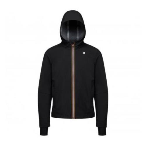 K-Way Sweatshirt med Sweatshirt med dragkedja Black, Herr