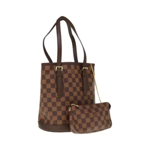 Louis Vuitton Vintage Pre-owned Canvas louis-vuitton-vskor Brown, Dam