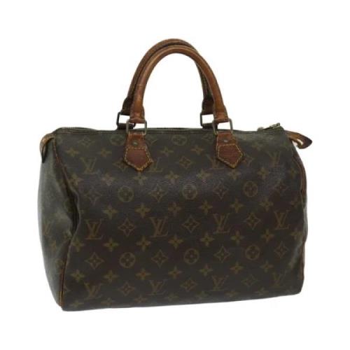 Louis Vuitton Vintage Pre-owned Canvas handvskor Brown, Dam