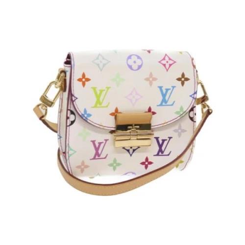 Louis Vuitton Vintage Pre-owned Canvas louis-vuitton-vskor White, Dam