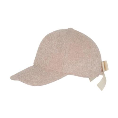 Kiton Alpaca Cashmere Wool Baseball Cap Pink, Dam