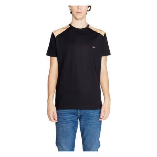 Alviero Martini 1a Classe Svart Bomull Rund Hals T-shirt Män Black, He...