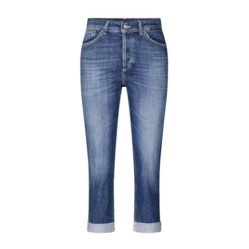 Dondup Stiliga Capri Jeans Blue, Dam