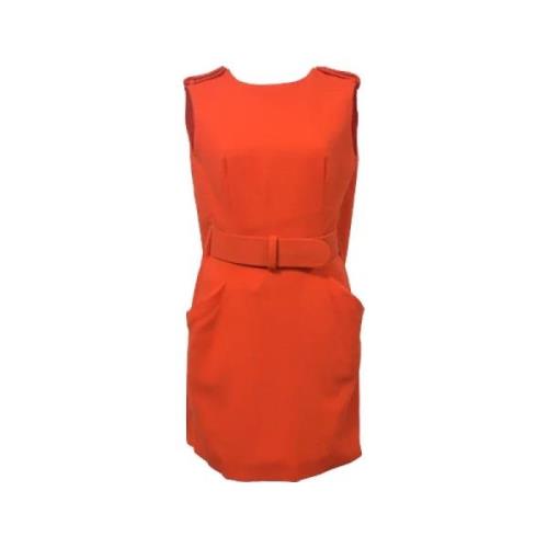 Alexander McQueen Pre-owned Pre-owned Ylle klnningar Orange, Dam