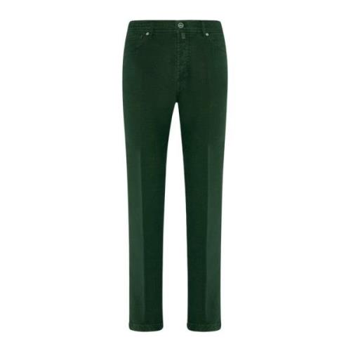 Kiton Kashmir Skräddarsydda Denim Jeans Green, Herr