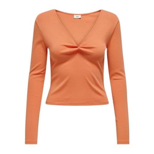 Jacqueline de Yong Stiligt Stickat Sortiment Orange, Dam