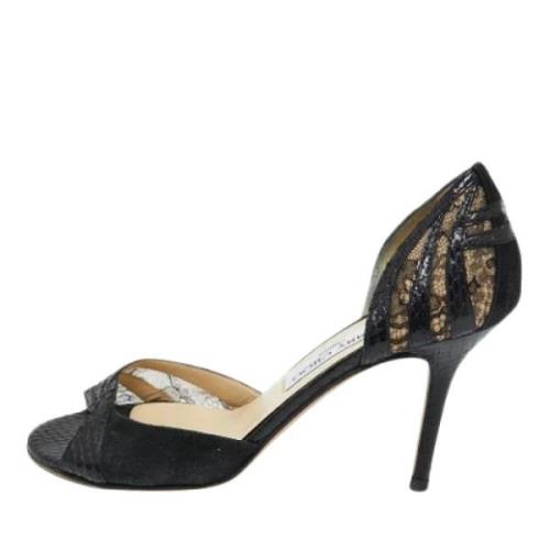 Jimmy Choo Pre-owned Pre-owned Spets klackskor Black, Dam