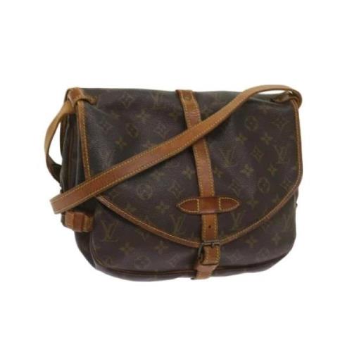 Louis Vuitton Vintage Pre-owned Canvas louis-vuitton-vskor Brown, Dam