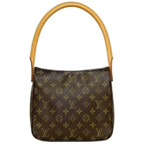 Louis Vuitton Vintage Pre-owned Canvas handvskor Brown, Dam