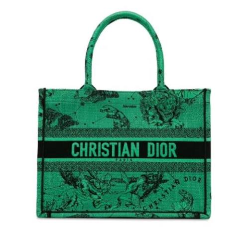 Dior Vintage Pre-owned Canvas dior-vskor Green, Dam