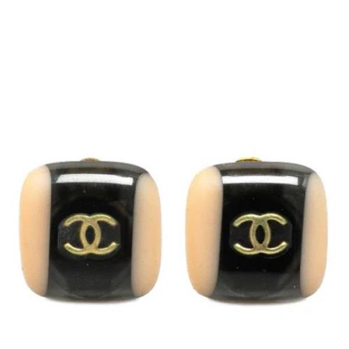 Chanel Vintage Pre-owned Plast chanel-smycken Black, Dam