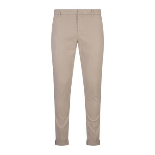 Dondup Slim Chino Byxor Brun Brown, Herr