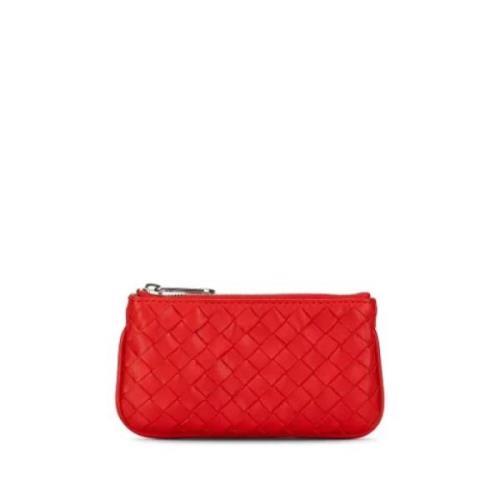 Bottega Veneta Vintage Pre-owned Laeder plnbcker Red, Dam