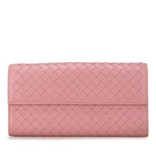 Bottega Veneta Vintage Pre-owned Laeder plnbcker Pink, Dam