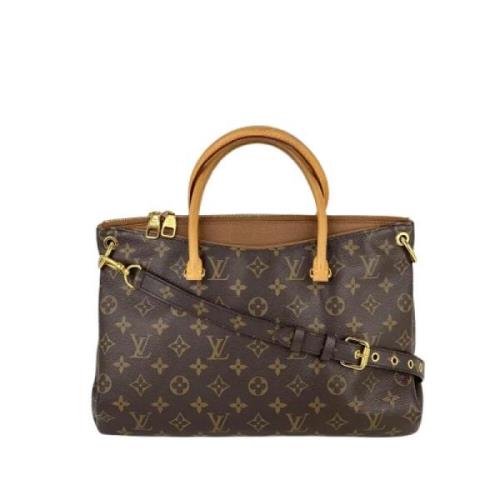 Louis Vuitton Vintage Pre-owned Canvas handvskor Brown, Dam