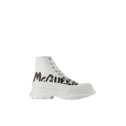 Alexander McQueen Pre-owned Pre-owned Bomull sneakers White, Herr