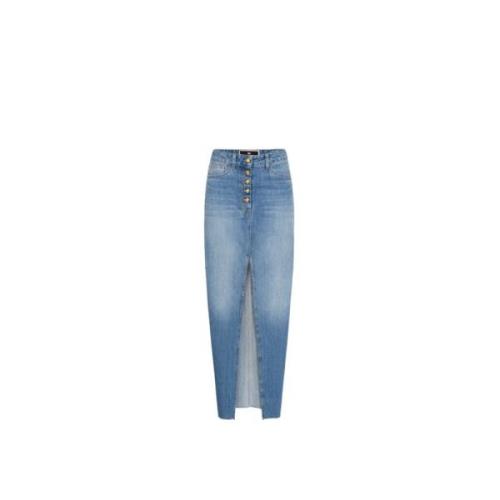 Elisabetta Franchi Jeanskjol Blue, Dam