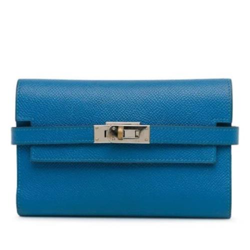 Hermès Vintage Pre-owned Laeder plnbcker Blue, Dam