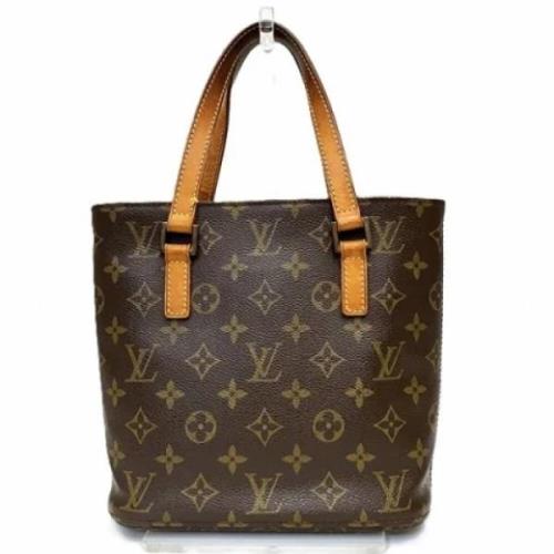 Louis Vuitton Vintage Pre-owned Canvas handvskor Brown, Dam