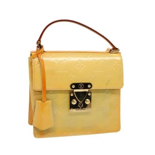 Louis Vuitton Vintage Pre-owned Laeder handvskor Yellow, Dam