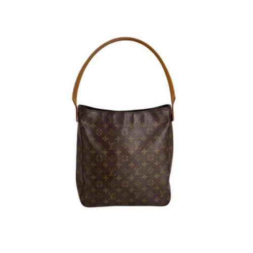 Louis Vuitton Vintage Pre-owned Canvas handvskor Brown, Dam