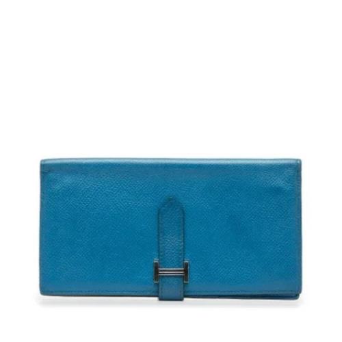 Hermès Vintage Pre-owned Laeder plnbcker Blue, Dam