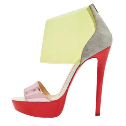 Christian Louboutin Pre-owned Pre-owned Laeder klackskor Multicolor, D...