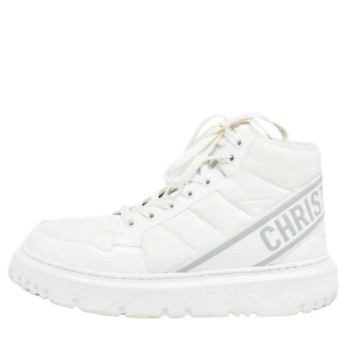 Dior Vintage Pre-owned Nylon sneakers White, Dam