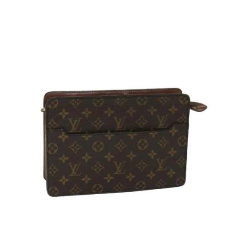 Louis Vuitton Vintage Pre-owned Canvas louis-vuitton-vskor Brown, Dam