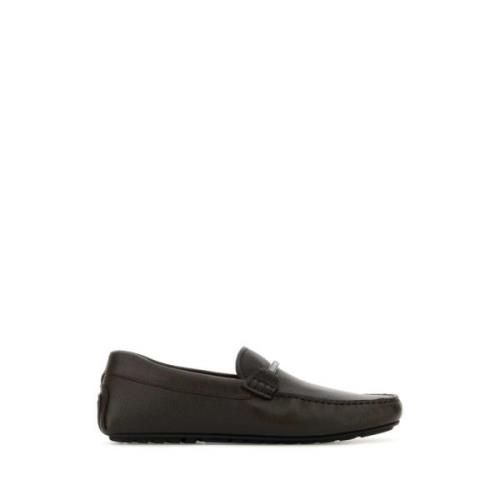 Boss Chokladläder Loafers Brown, Herr