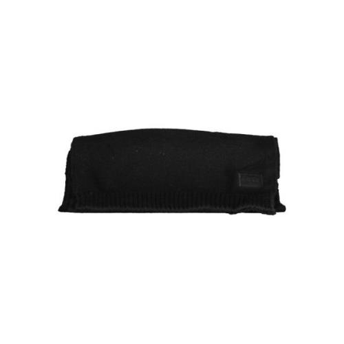 Hugo Boss Stiliga Vinter Scarves med Logo Applikation Black, Herr