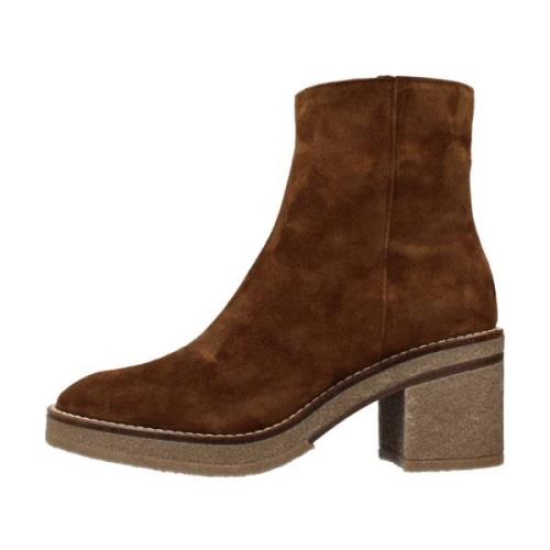 Alpe Ankle Boots Brown, Dam