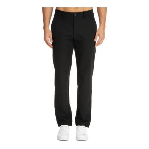 Emporio Armani EA7 Logo Multipocket Plain Sweatpants Black, Herr