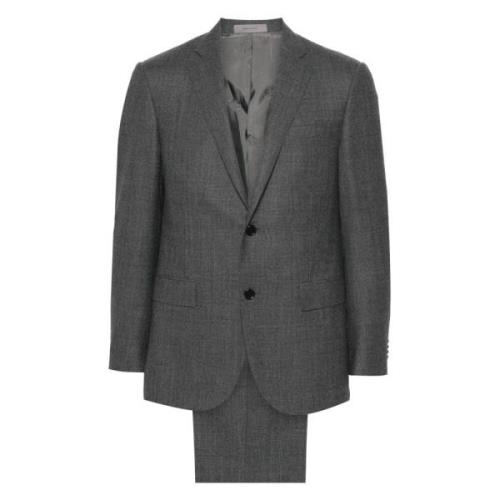 Corneliani Lyxig Ull Cashmere Kostym Gray, Herr