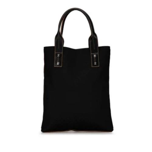 Celine Vintage Pre-owned Canvas totevskor Black, Dam