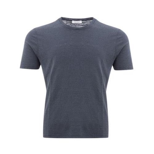 Gran Sasso Elegant Grå Bomull T-shirt Gray, Herr