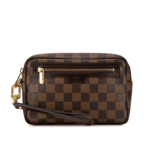 Louis Vuitton Vintage Pre-owned Canvas kuvertvskor Brown, Dam