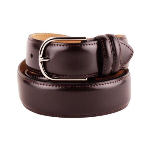 Made in Italia Elegant Sltskinnbll Brown, Herr