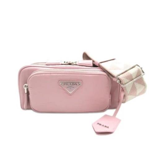 Prada Vintage Pre-owned Laeder crossbodyvskor Pink, Dam