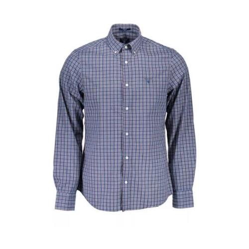 Gant Elegant Slim-Fit Button-Down Skjorta Blue, Herr