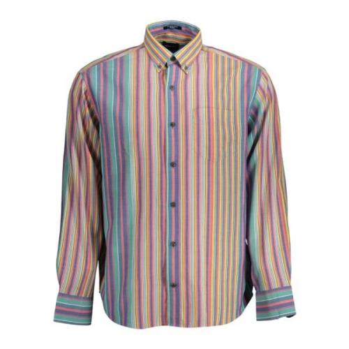 Gant Klassisk Ljusblå Button-Down Skjorta Multicolor, Herr