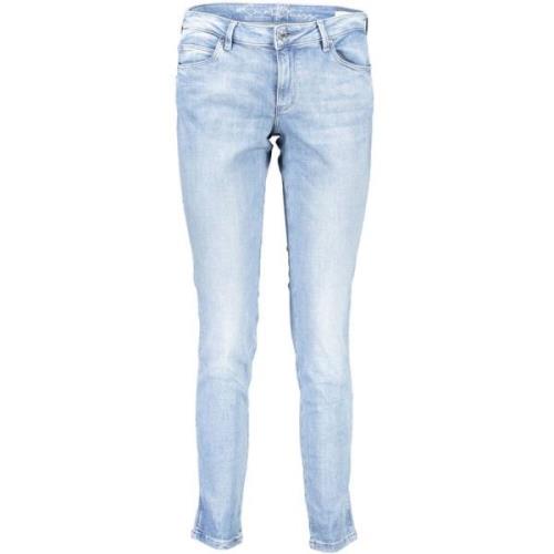 Guess Chic Skinny Mid-Rise Blå Jeans Blue, Dam